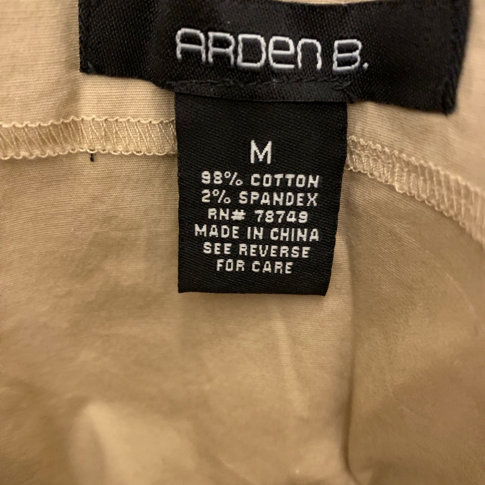 Arden B military inspired tan crop top medium sexy - Picture 2 of 3